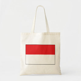 Indonesische Flagge Tragetasche