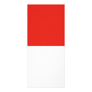 Indonesische Flagge Werbekarte