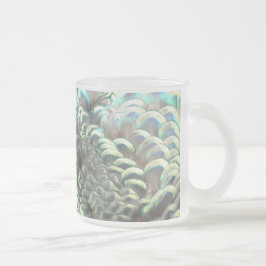 Indonesische Pfauenfeathers Muster Fr. Tasse