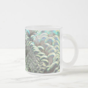 Indonesische Pfauenfeathers Muster Fr. Tasse