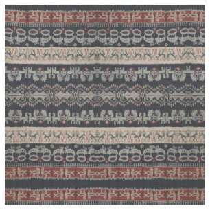 Indonesische Stammes- Ikat TextilWeavings Stoff