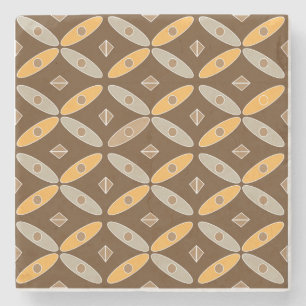 indonesischer Batik-Muster-Untersetzer Steinuntersetzer