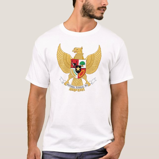 indonesisches Emblem T-Shirt (Vorderseite)