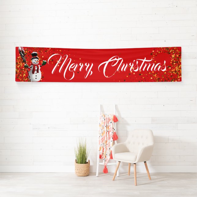 Indoor Banner frohe Weihnachten (Insitu)