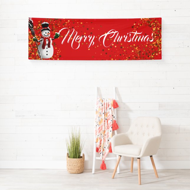 Indoor Banner frohe Weihnachten (Insitu)