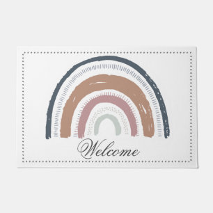 Indoor-Fußmatte - Regenbogen-Willkommensmatte Fußmatte