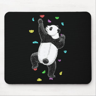 Indoor-Kletterer Wandkletter-Panda-Bär Lustig Mousepad