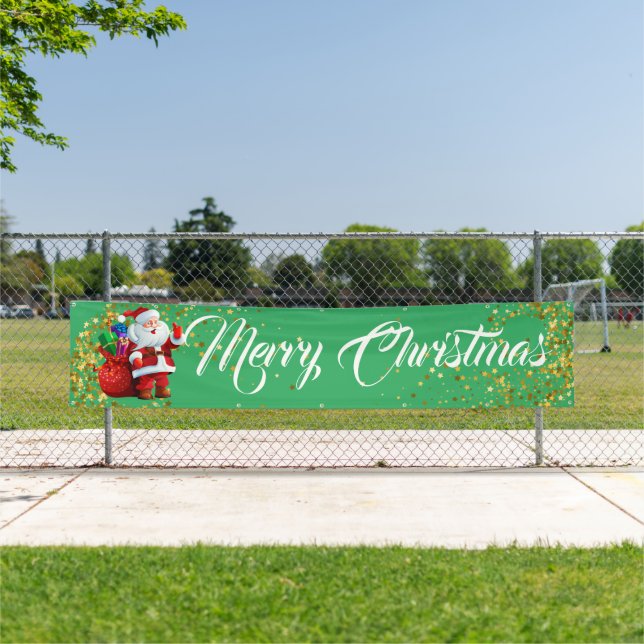Indoor-Outdoor-Banner-frohe Weihnachten Banner (Insitu)