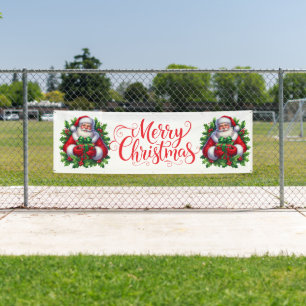 Indoor Outdoor Custom Banner-Frohe Weihnachten Banner