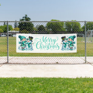 Indoor Outdoor Custom Banner-Frohe Weihnachten Banner
