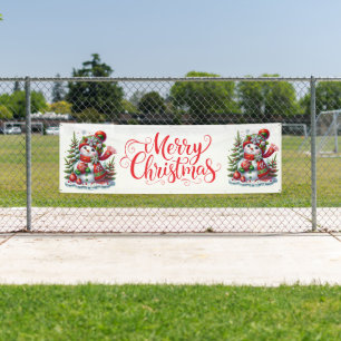Indoor Outdoor Custom Banner-Frohe Weihnachten Banner