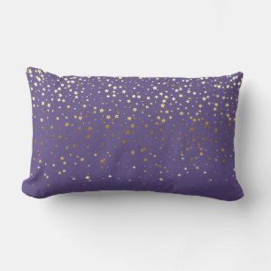 Indoor Petite Golden Stars Lendenkissen - Amethyst