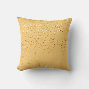 Indoor Petite Golden Stars Quadratisches Kissen-GL Kissen