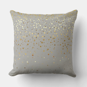 Indoor Petite Golden Stars Quadratisches Kissen-Gr Kissen
