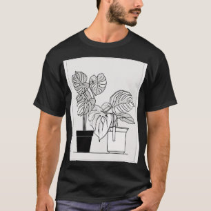 Indoor-Pflanzenliebhaber-Geschenk Monstera Sukkule T-Shirt
