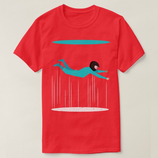 Indoor Skydiving Wind Tunnel T-Shirt (Design vorne)