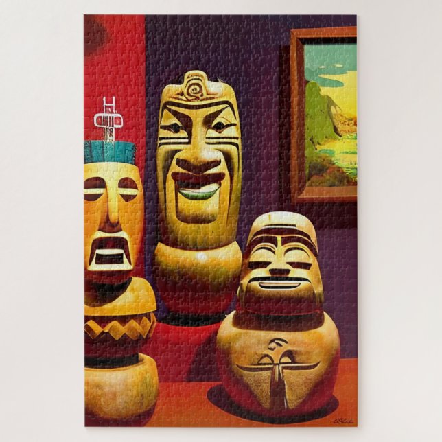 Indoor Tiki Life Ken Gage Art (Vertikal)