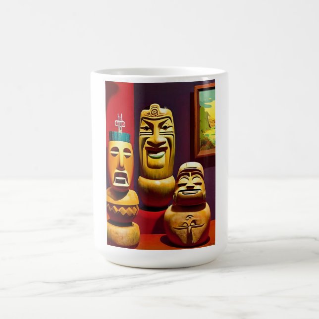 Indoor Tiki Life Ken Gage Art Kaffeetasse (Mittel)