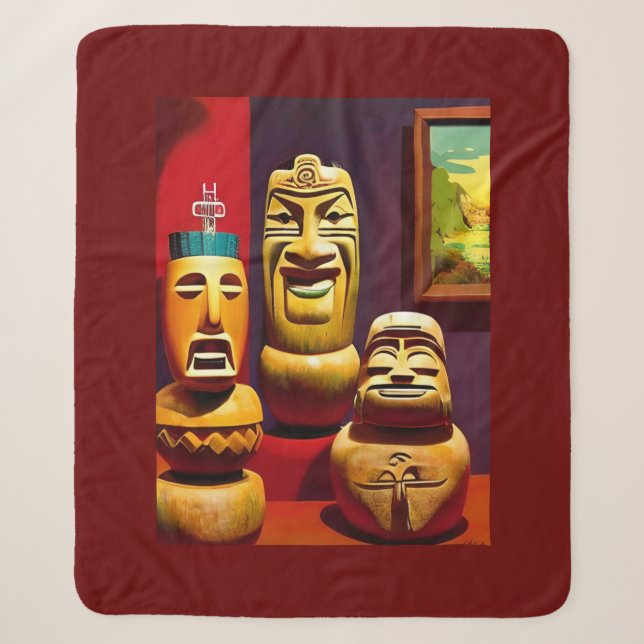 Indoor Tiki Life Ken Gage Art Sherpadecke (Vorderseite)