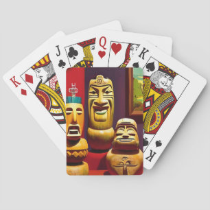 Indoor Tiki Life Ken Gage Art Spielkarten