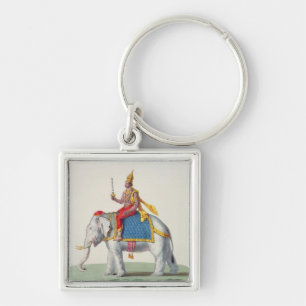 INDRA oder Devendra, von "L'Inde francaise…", Schlüsselanhänger