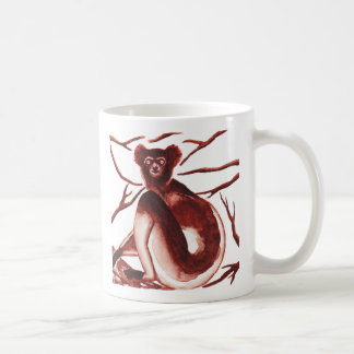 Indri Lemur-Grafik-Tasse Kaffeetasse