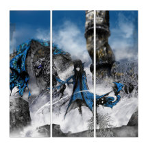 Industrial easy art - sci-fi landscape