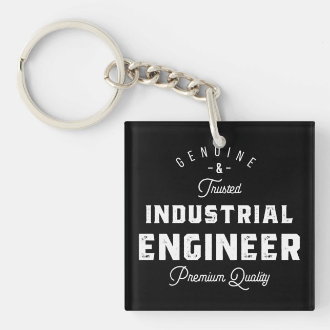 Industrial engineer, cool, engineer, engineering, schlüsselanhänger (Vorderseite)