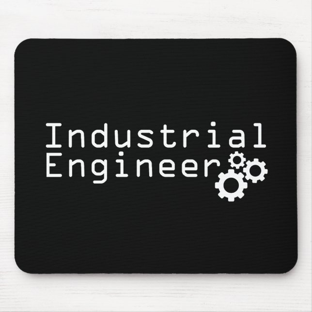 Industrial Engineering Funny Engineer Mousepad (Vorne)