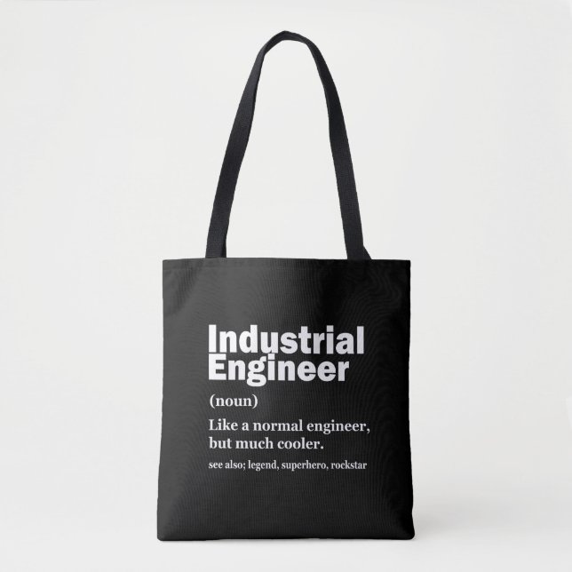 Industrial Engineering Funny Engineer Tasche (Vorderseite)