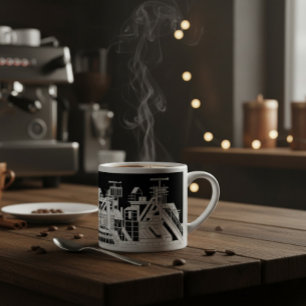 Industrie-Metallurgie-Kombinat Silhouette Espressotasse