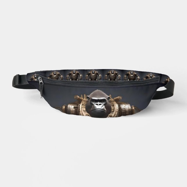 Industrie-Steampunk-Gorilla, Bauchtasche (Vorderseite)