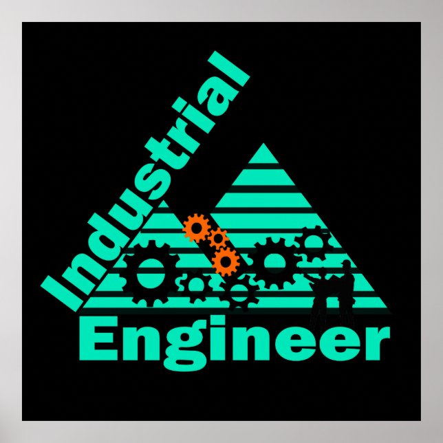 Industrieingenieur Poster (Vorne)