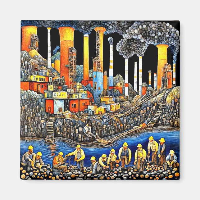 Industrielandschaft Magnet (Vorne)