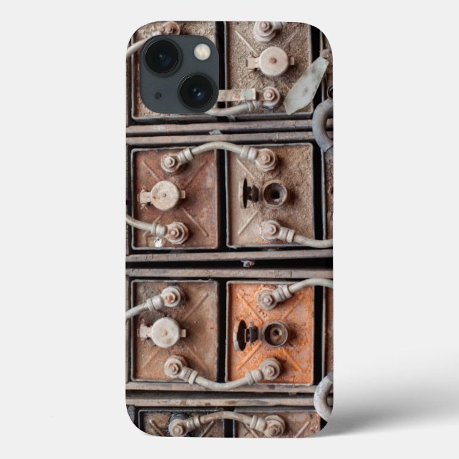 Industrielle Ausrüstung im stillgelegten Bergwerk  Case-Mate iPhone Hülle (Rückseite)