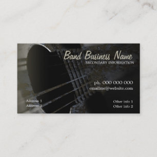 Industrielle Grunge-Gitarre V.3.0 Visitenkarte