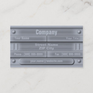 Industrielle Identifikations-Platte Visitenkarte