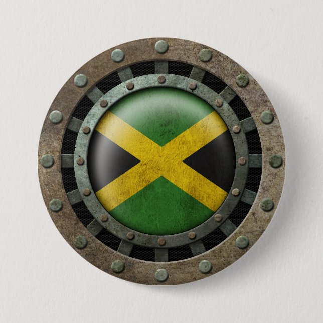 Industrielle jamaikanische button (Vorderseite)
