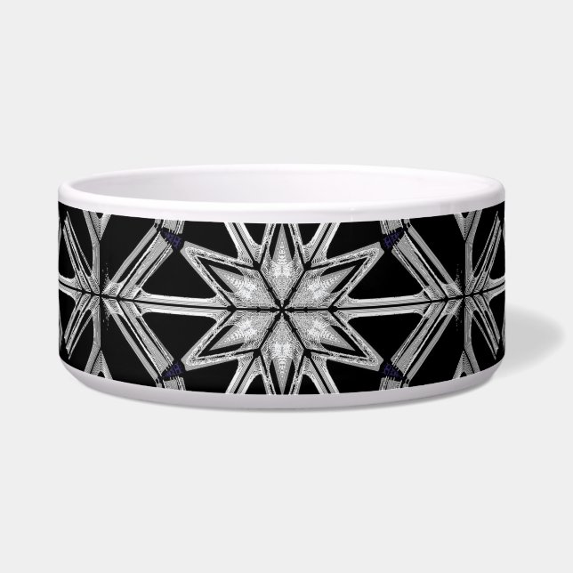 Industrielle Mandala-Hunde-Schüssel Napf (Vorderseite)