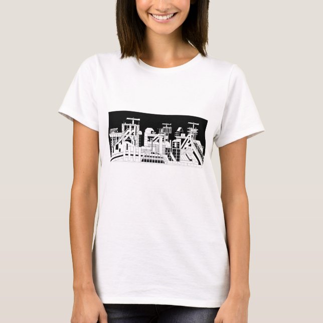 Industrielle Metallurgiekombination Frauen T-Shirt (Vorderseite)