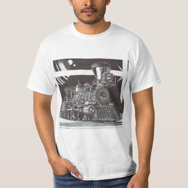 Industrielle Revolution in der Nacht T-Shirt (Vorderseite)