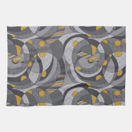 Industrielle Spiralen - Abstrakte, grunge-Inspirie Geschirrtuch