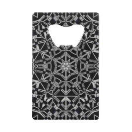 Industrieller Mandala-Flaschenöffner Geldbeutel Flaschenöffner