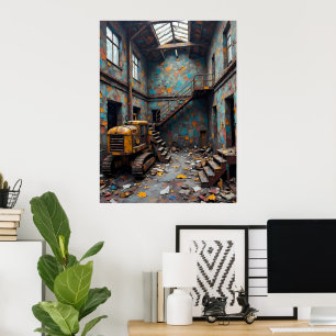 Industrieller Niedergang Poster