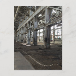 Industrieller Raum Postkarte