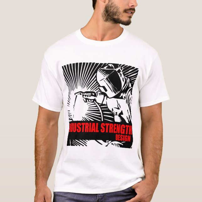 Industrieller Stärkenentwurf T - Shirt (Vorderseite)