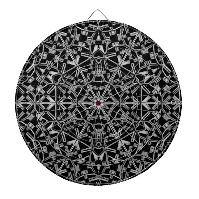 Industrielles Mandala  Dartscheibe (vorne)