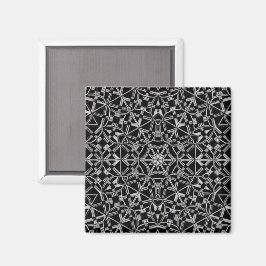 Industrielles Mandala  Magnet
