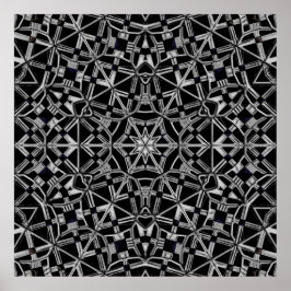 Industrielles Mandala  Poster