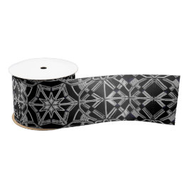 Industrielles Mandala  Satinband